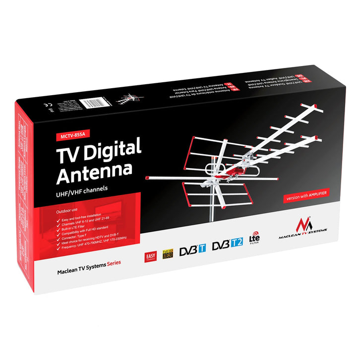 DVB-T MUX 8 smjerna TV antena + USB napajanje 5 V