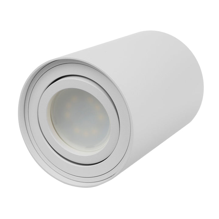 Okruglo stropno svjetlo Maclean, bijelo MCE422 + LED žarulja GU10 5W 4000K