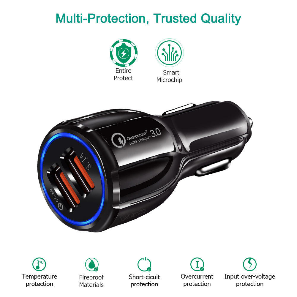 Maclean Energy 6100 mA USB punjač za automobil + kabel