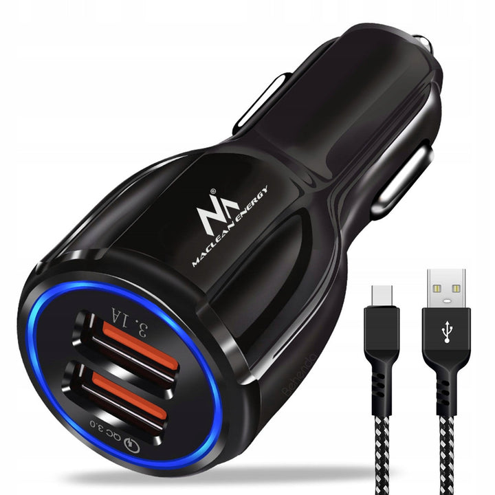 Maclean Energy 6100 mA USB punjač za automobil + kabel