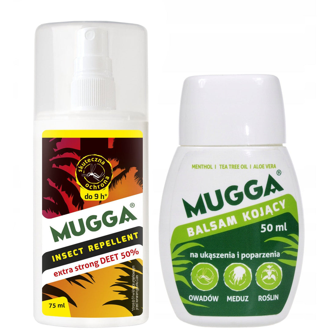 Mugga Strong 50% DEET protiv komaraca i krpelja + Mugga Balm