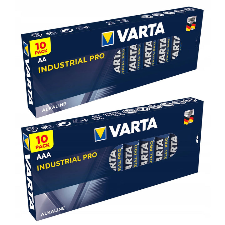 Varta Industrial AA AAA set alkalnih baterija, 20 komada