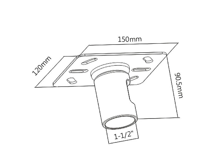 Stropni nosač MC-703 za dva televizora, set s MC-706 i MC-707