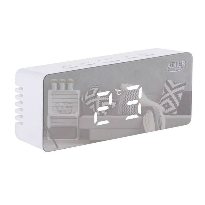 Budilica s LED zaslonom i termometrom Adler AD 1189 W