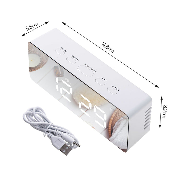 Budilica s LED zaslonom i termometrom Adler AD 1189 W