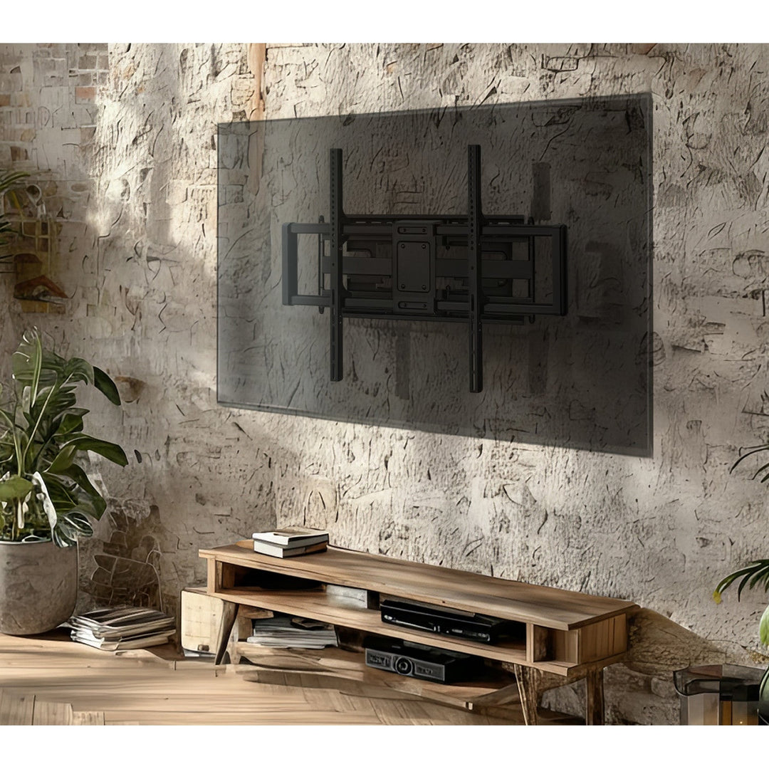 Maclean ekonomični TV stalak, max VESA 900x600, 60-120", 120 kg, crni, MC-482