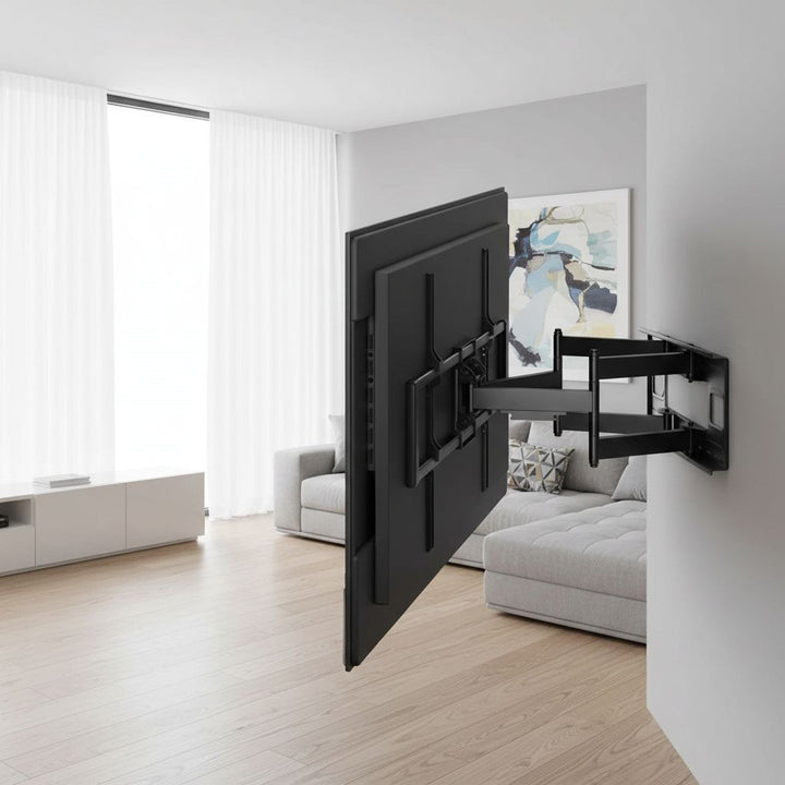 Maclean ekonomični TV stalak, max VESA 900x600, 60-120", 120 kg, crni, MC-482
