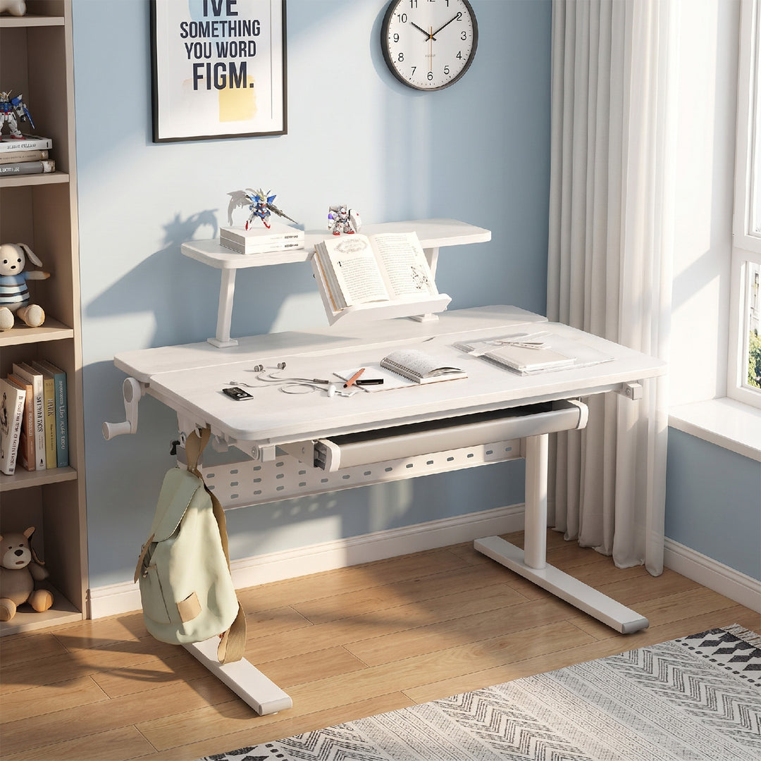 Dječji stol Ergo Office, podesive visine, sivi, max. 40 kg, 900 x 600 mm, ER-483