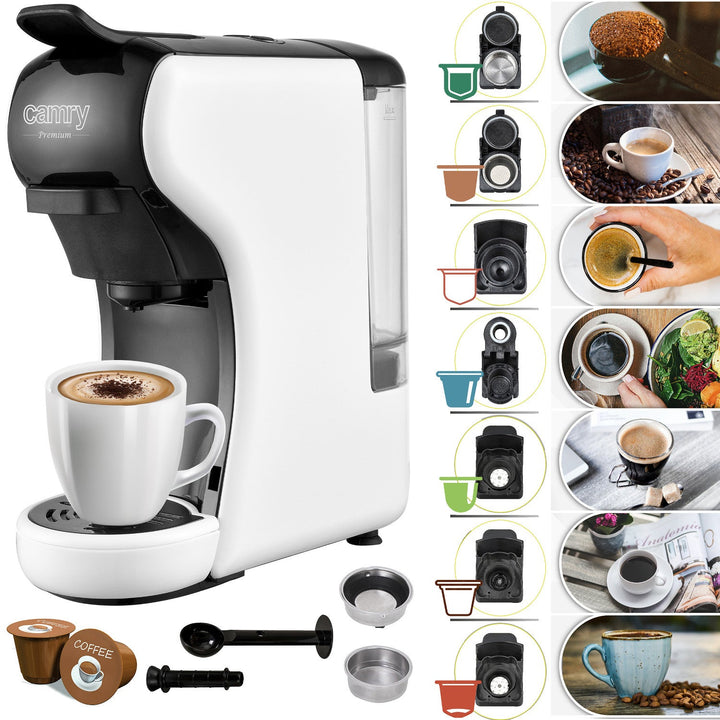 Espresso aparat Camry, pod tlakom, višekapsularni, 19 bara, CR 4414