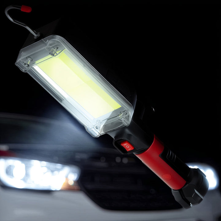 Maclean COB magnetska radionica lampa, 2x1200mAh, 700lm, USB Tip-C/Micro USB, MCE307