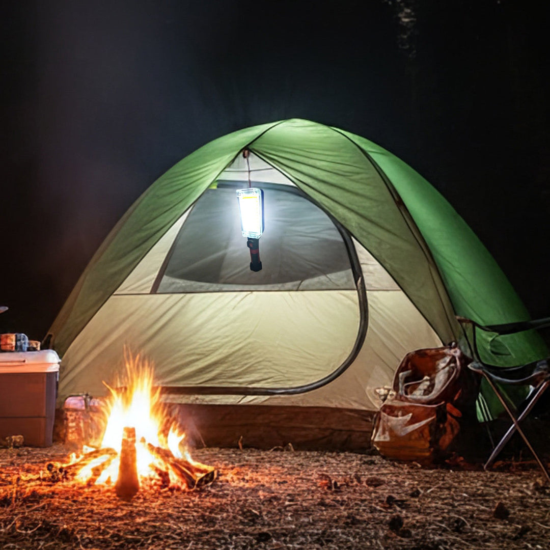 Maclean COB magnetska radionica lampa, 2x1200mAh, 700lm, USB Tip-C/Micro USB, MCE307
