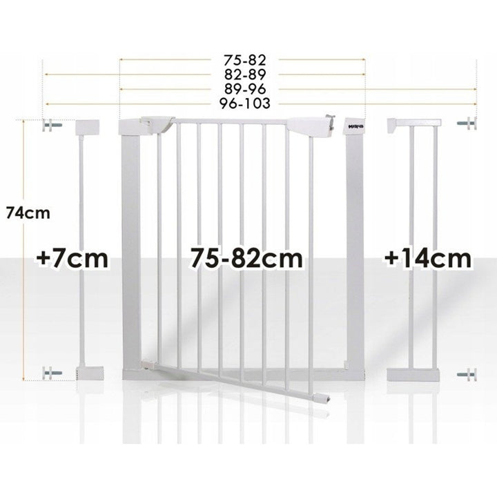 Sigurnosna vrata, stepenice 75–103 cm HanksKids