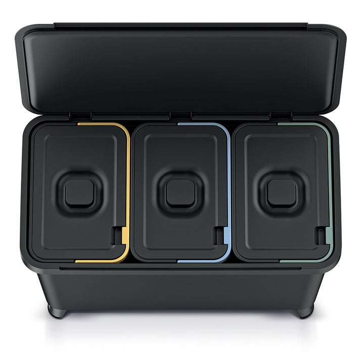 Keden SYSTEMA kanta za otpatke - 3x10 l, crna, reciklaža
