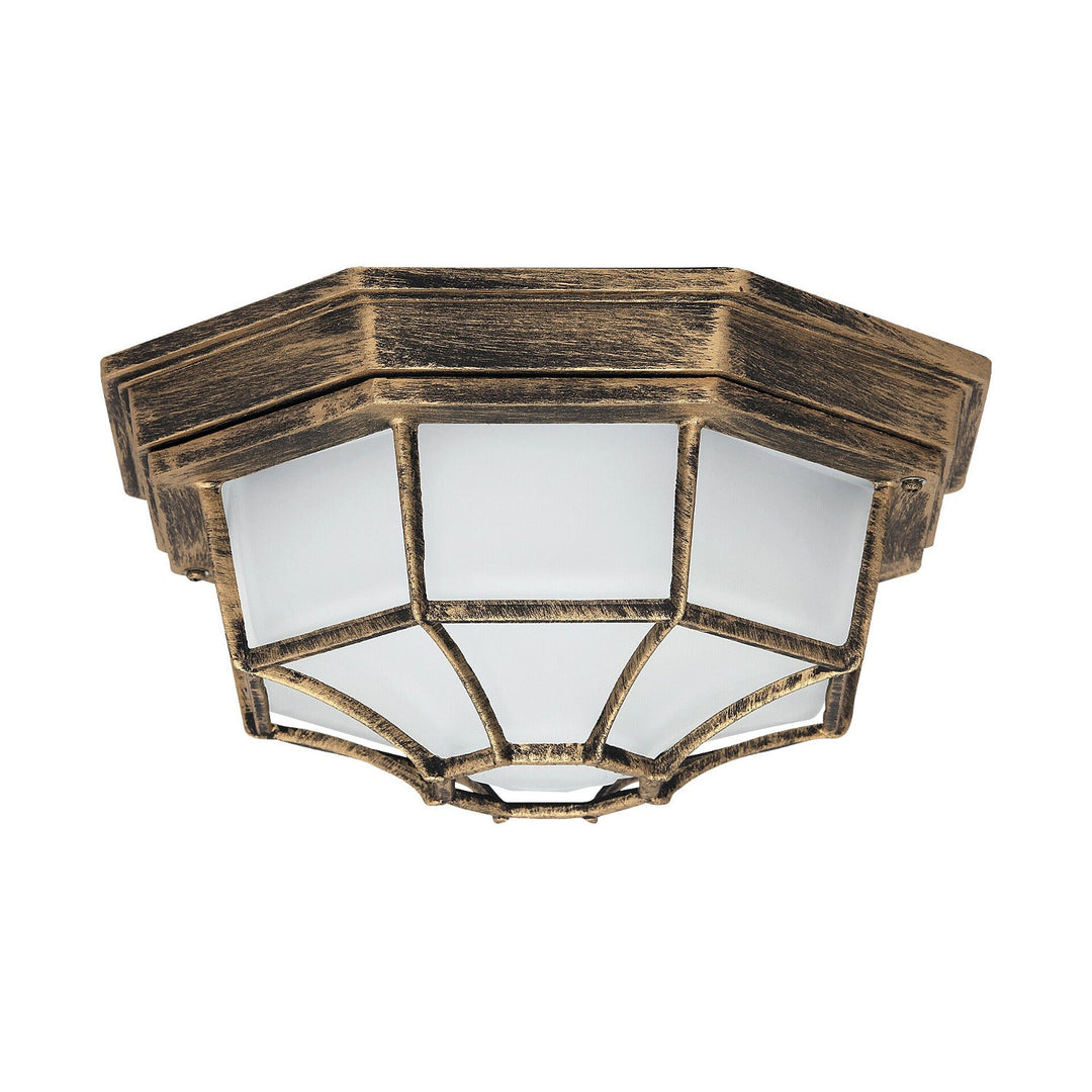 Rabalux Milano 8376 vanjska stropna lampa s metalnim i staklenim sjenilom