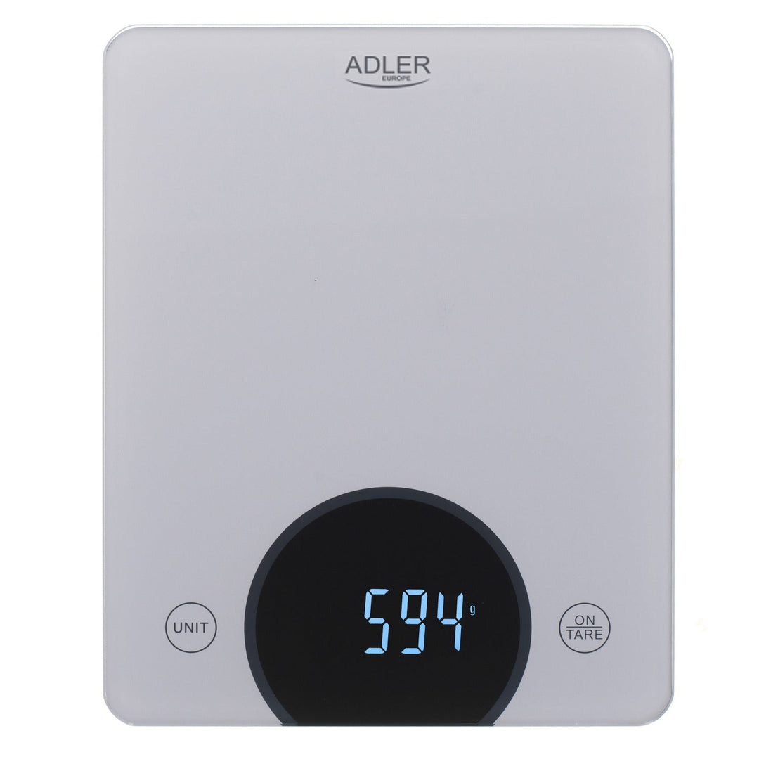 Adler AD 3173 kuhinjska vaga do 10 kg, LED dimenzije 20 x 16 cm