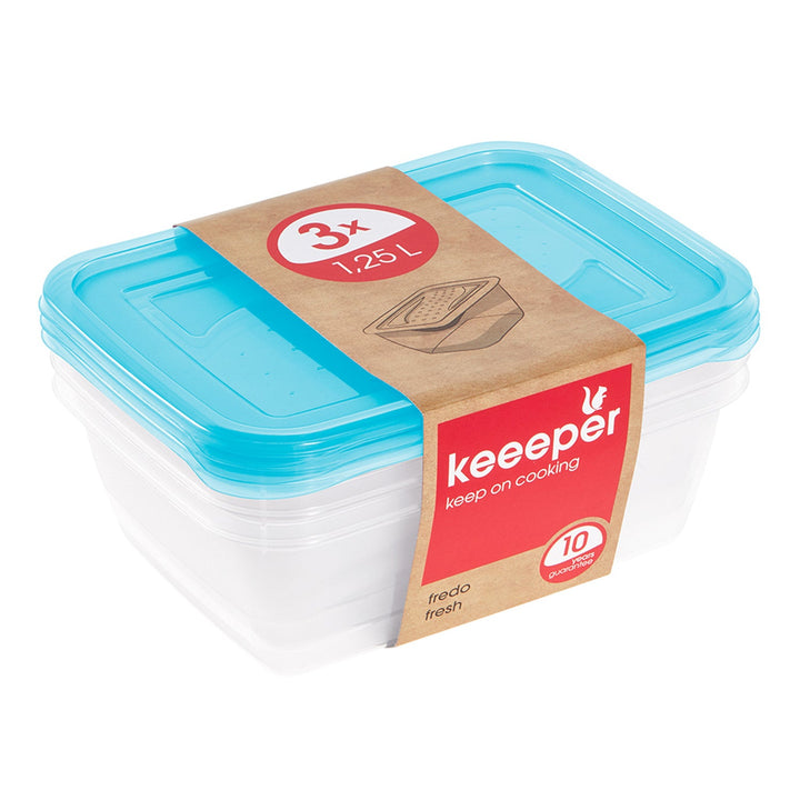 Set od 3 posude zapremine 1,25 litre Keeeper Fredo Fresh 3067563200000