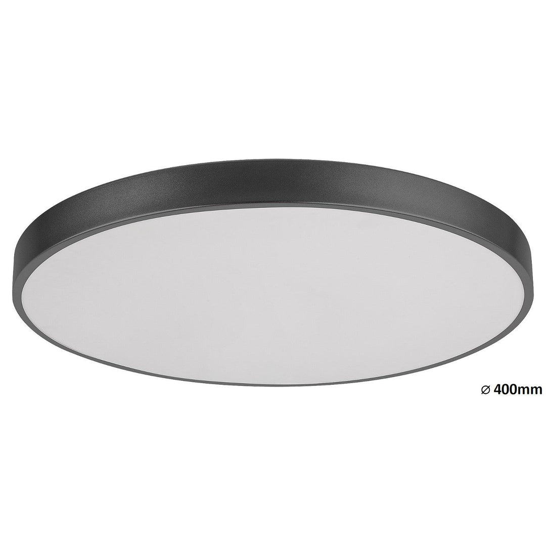 Stropna lampa Rabalux Tesia 3314, mat crna, 36W, 40x5cm