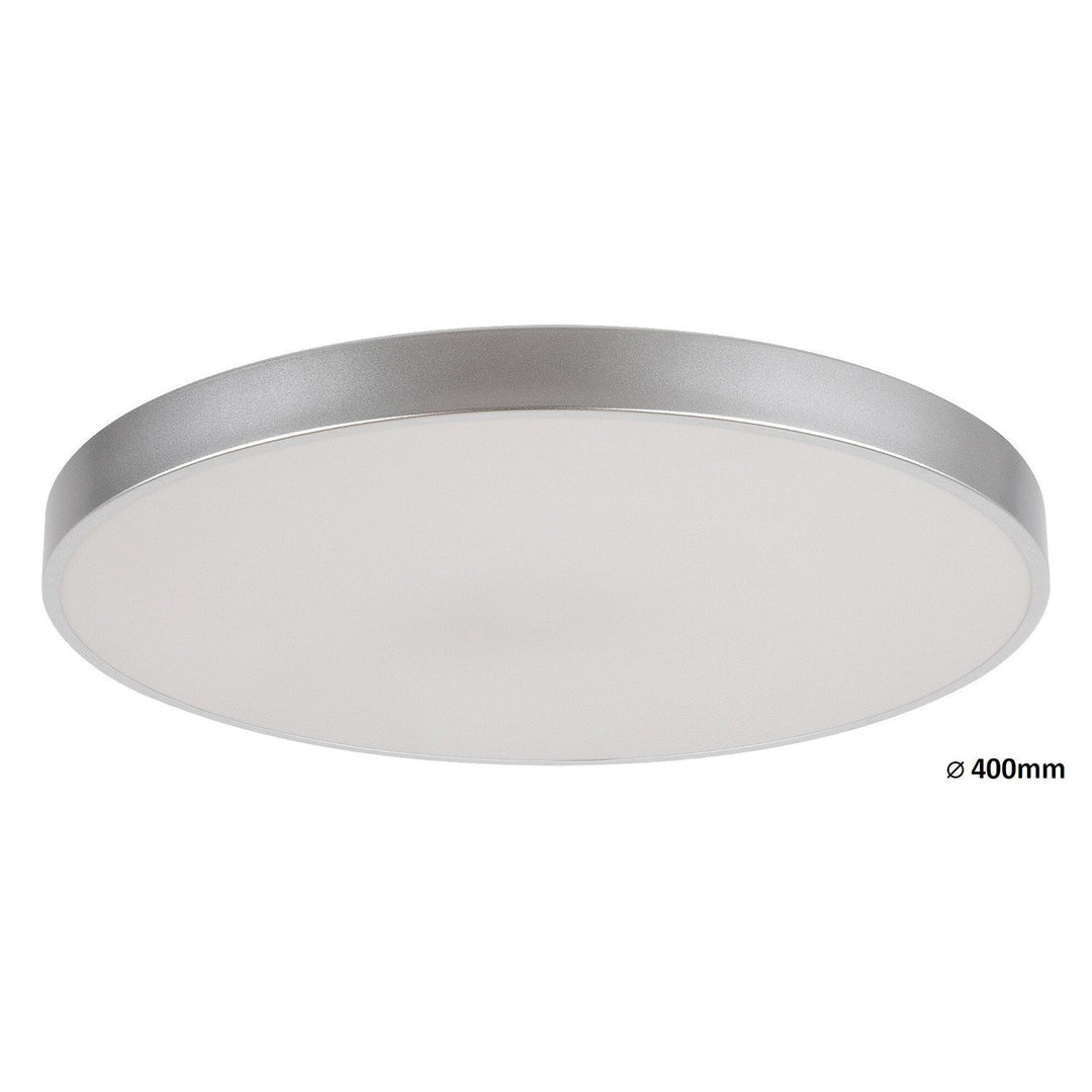 Stropna lampa Rabalux Tesia 3315, srebrna, 36 W, prirodno bijelo svjetlo