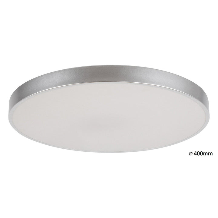 Stropna lampa Rabalux Tesia 3315, srebrna, 36 W, prirodno bijelo svjetlo