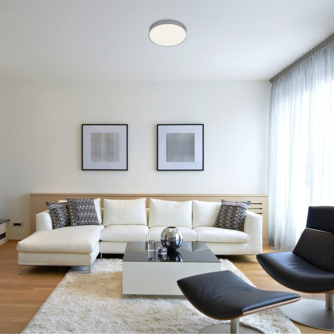 Stropna lampa Rabalux Tesia 3315, srebrna, 36 W, prirodno bijelo svjetlo
