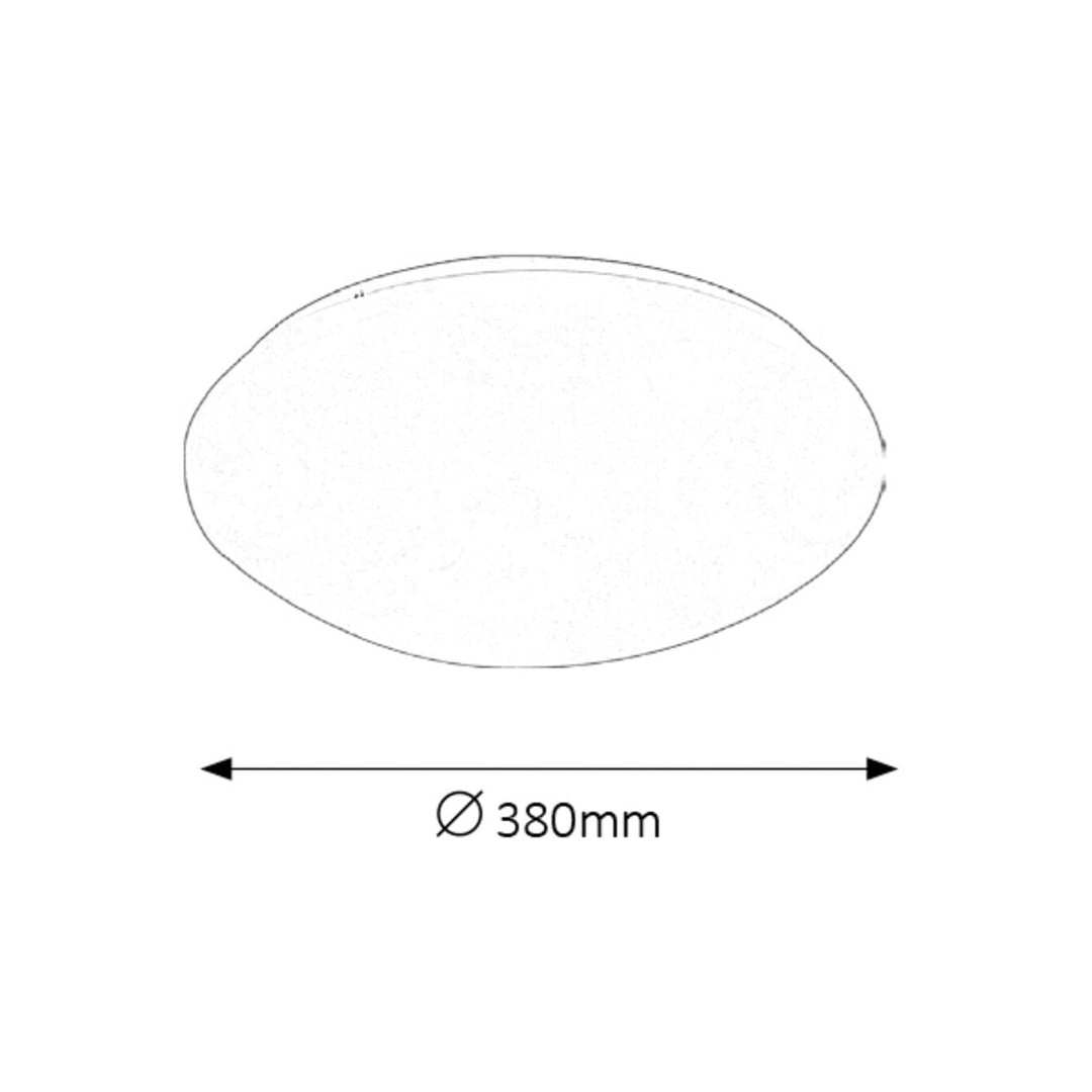 Stropna lampa Lucas Rabalux, bijela, 24 W, 3436, okrugla