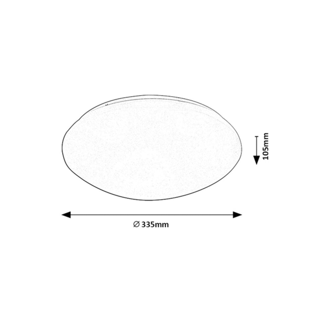 Rabalux Lucas 71133 okrugla stropna lampa, 18 W, senzor pokreta i svjetla