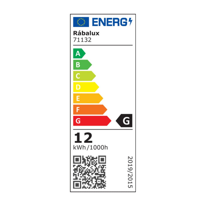 Rabalux Lucas bijela stropna lampa s senzorom pokreta, 12W, 71132
