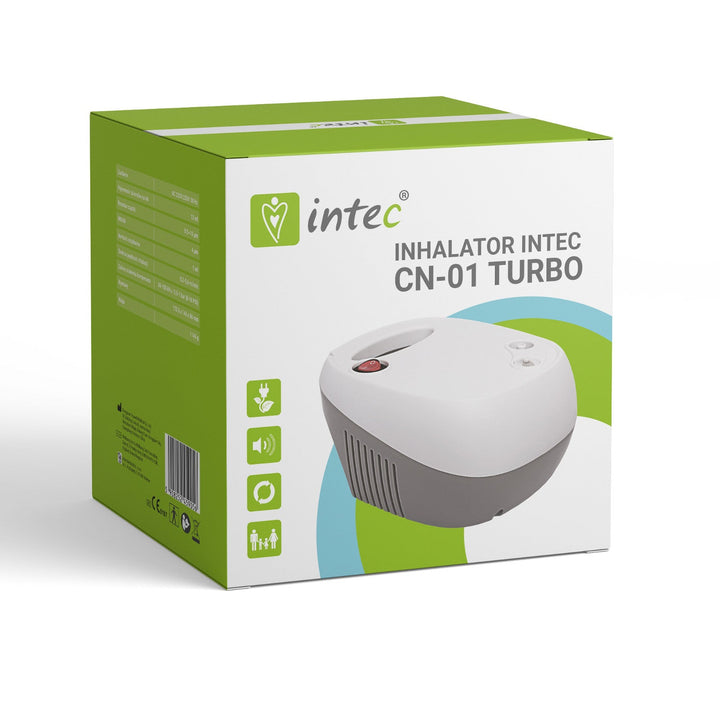 Intec CN-01 Turbo kompresorski inhalator s klipom, kompaktne veličine