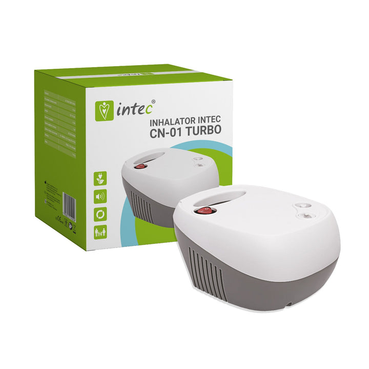Intec CN-01 Turbo kompresorski inhalator s klipom, kompaktne veličine