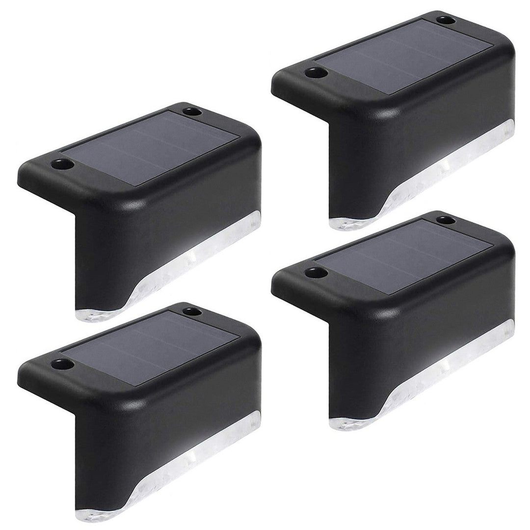 4x Maclean IP44 solarna LED lampa za stepenice, 4000K, Ni-MH 100 mAh, 80x45x45 mm, MCE319 senzor sumraka