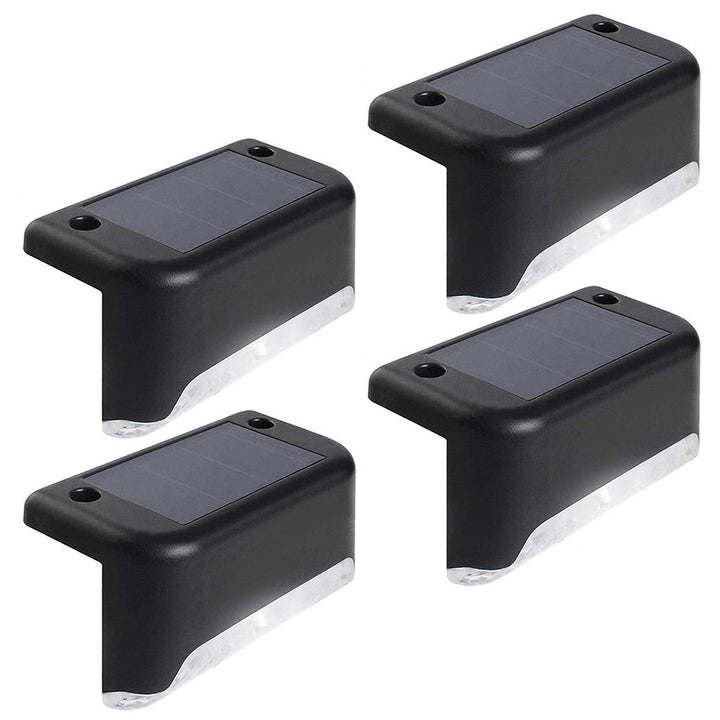 4x Maclean IP44 solarna LED lampa za stepenice, 4000K, Ni-MH 100 mAh, 80x45x45 mm, MCE319 senzor sumraka