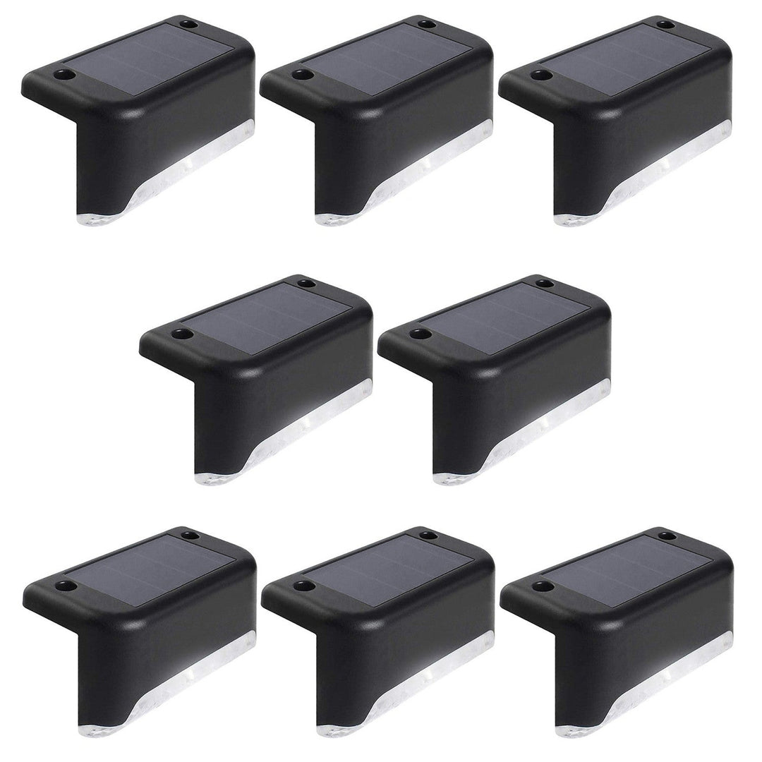 8x Maclean IP44 solarna LED lampa za stepenice, 4000K, Ni-MH 100 mAh, 80x45x45 mm, MCE319 senzor sumraka