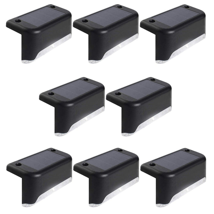 8x Maclean IP44 solarna LED lampa za stepenice, 4000K, Ni-MH 100 mAh, 80x45x45 mm, MCE319 senzor sumraka