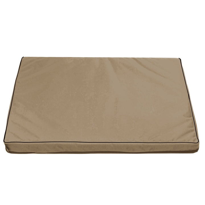 Vigo Standard madrac za pse i mačke, 80 x 60 x 5 cm, bež s crnim obrubom