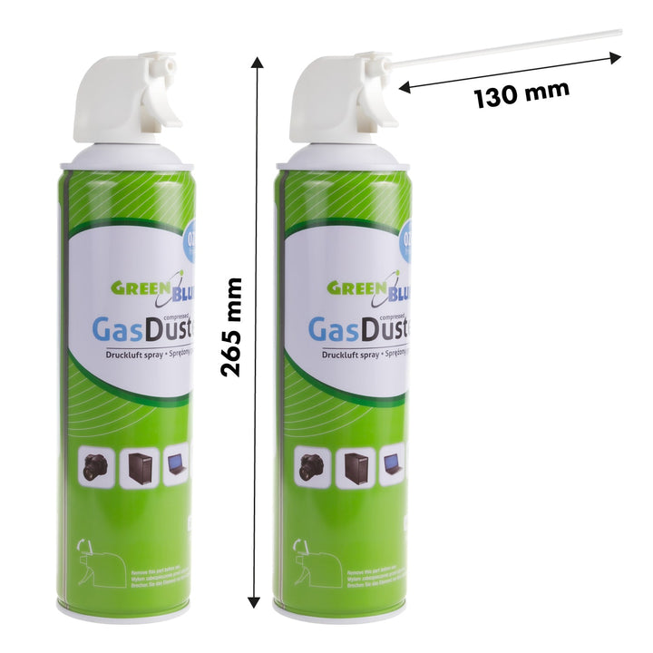 12x GreenBlue GB600 atomizer za pištolj s komprimiranim zrakom 600 ml - pištolj za prskanje