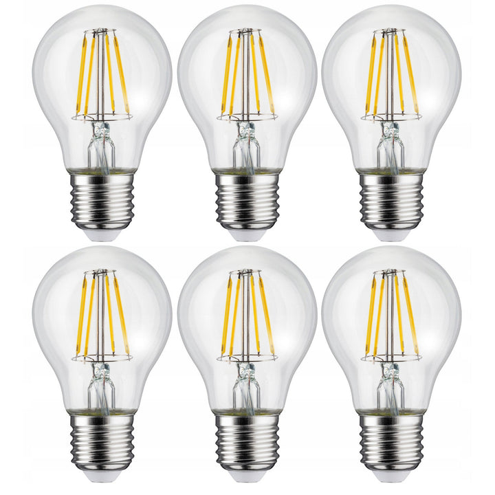 6x Maclean LED žarulja s niti, E27, 11W, 230V, WW topla bijela 3000K, 1500lm Retro Edison dekorativna A60, MCE280