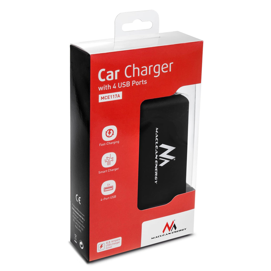 Maclean razdjelnik utičnica za upaljač u automobilu, voltmetar, 120 W