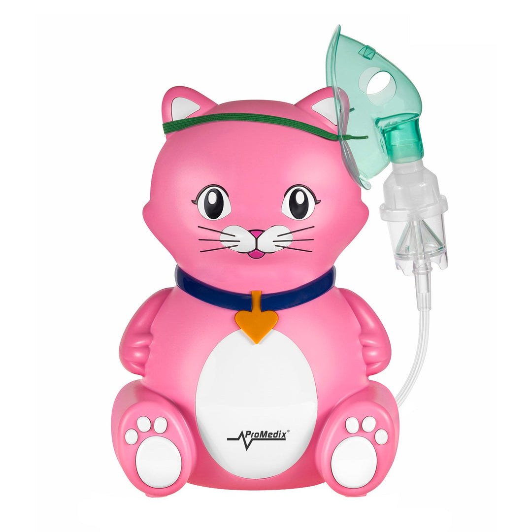 Promedix mačji inhalator za djecu, nebulizerski set, maske, filtri, PR-816 + univerzalni Gess nastavak za inhalator