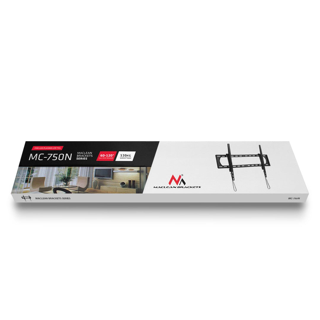 Maclean nosač za TV ili monitor, max. VESA 900x600, 60-120", 120 kg, crni, MC-750N
