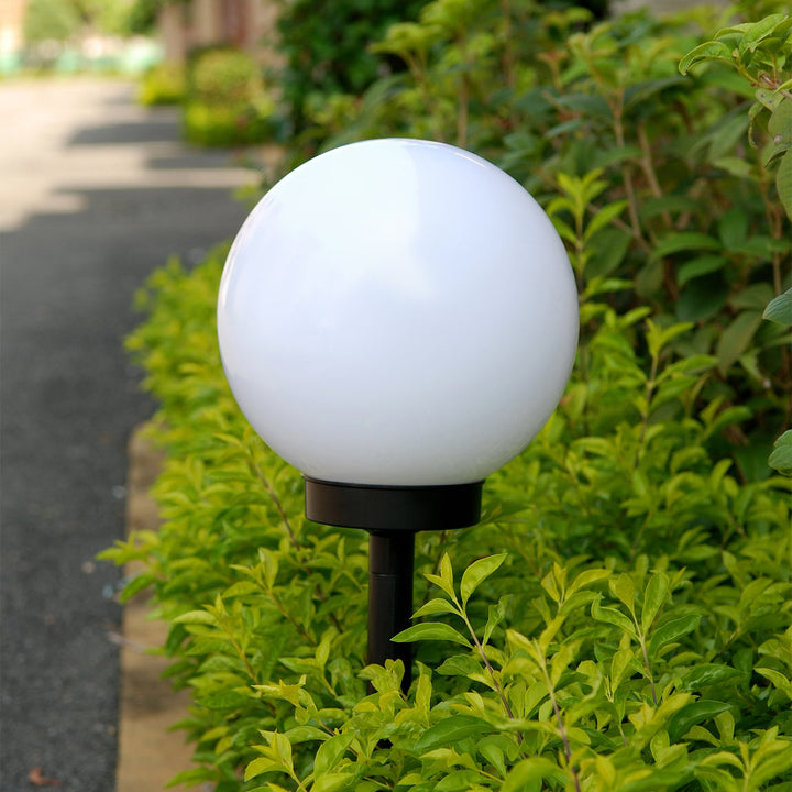 GreenBlue samostojeća solarna vrtna svjetiljka, kugla, 15x48 cm, šarene RGB LED diode, GB122 + 25x58 cm GB166