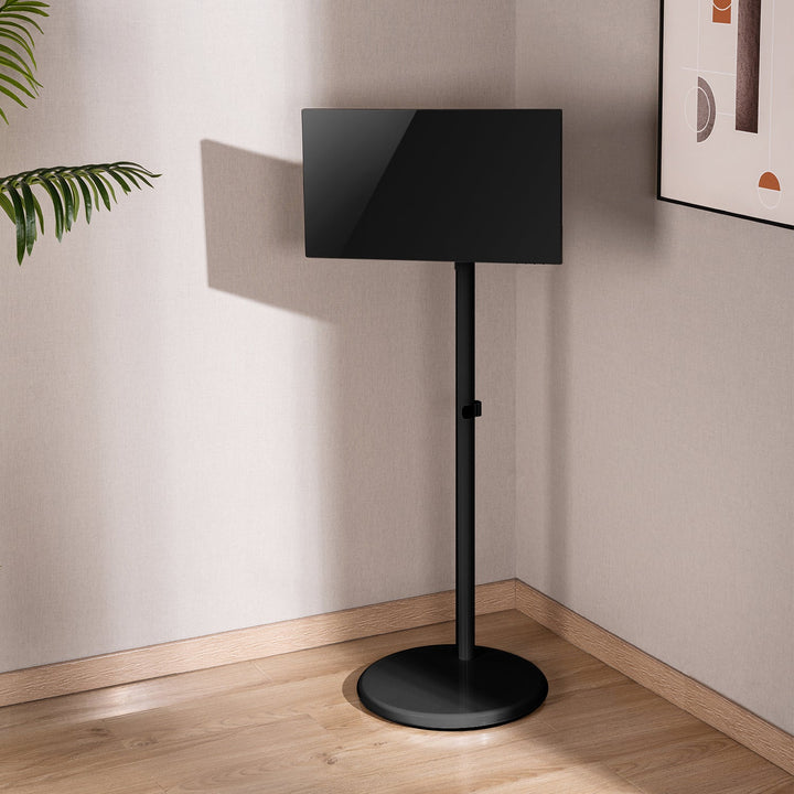 Maclean mobilni stalak za monitor/televizor, plinski opružni sustav, 17"-35", 2-10 kg, crni, MC-970B
