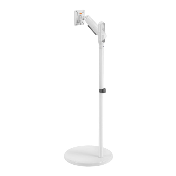 Maclean mobilni stajaći stalak za monitor/televizor, plinski opružni mehanizam, 17"-35", 2-10 kg, bijeli, MC-970W