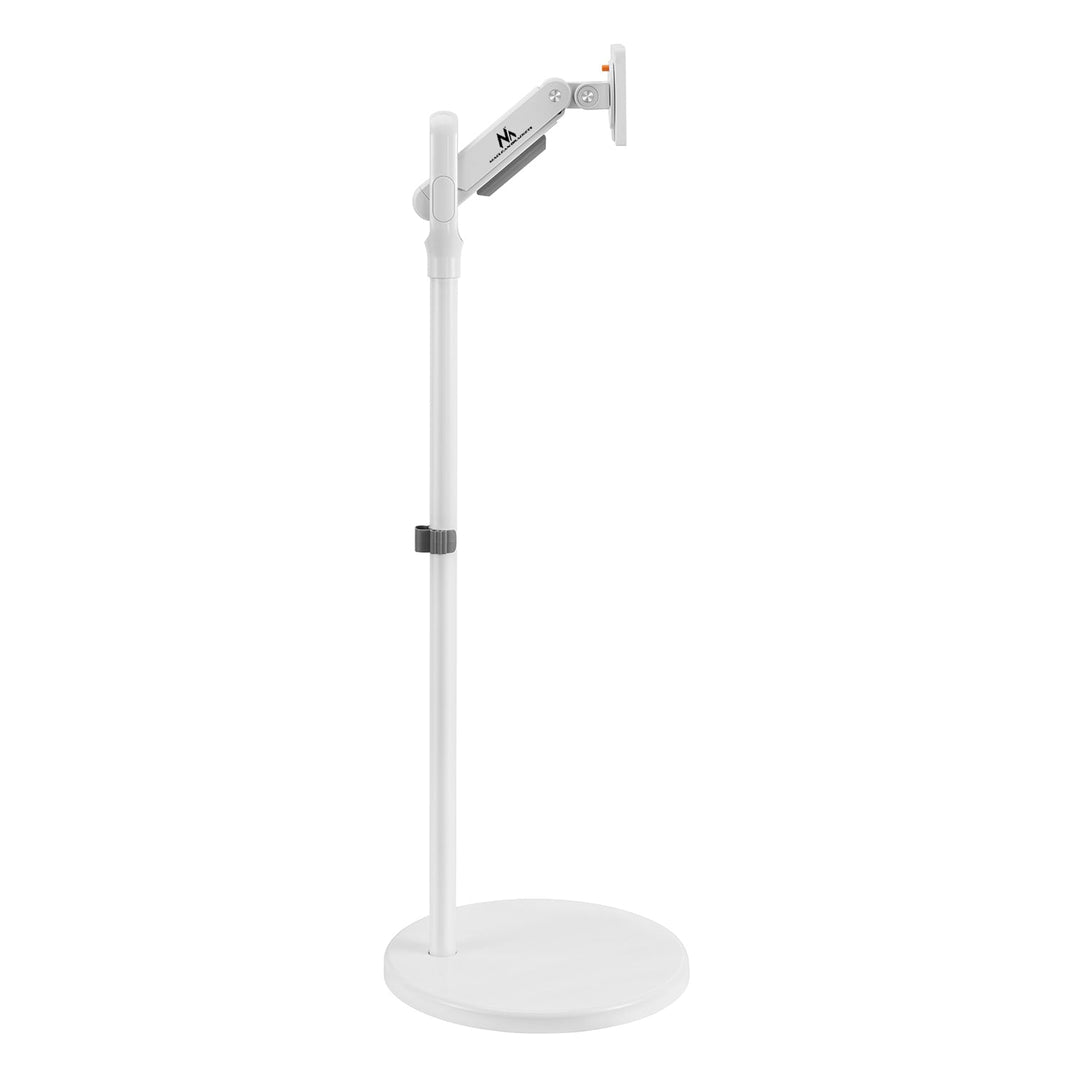 Maclean mobilni stajaći stalak za monitor/televizor, plinski opružni mehanizam, 17"-35", 2-10 kg, bijeli, MC-970W