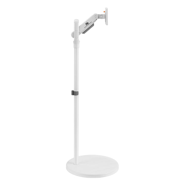 Maclean mobilni stajaći stalak za monitor/televizor, plinski opružni mehanizam, 17"-35", 2-10 kg, bijeli, MC-970W