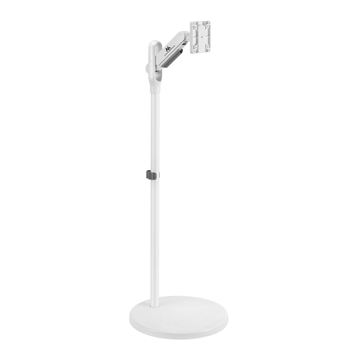 Maclean mobilni stajaći stalak za monitor/televizor, plinski opružni mehanizam, 17"-35", 2-10 kg, bijeli, MC-970W