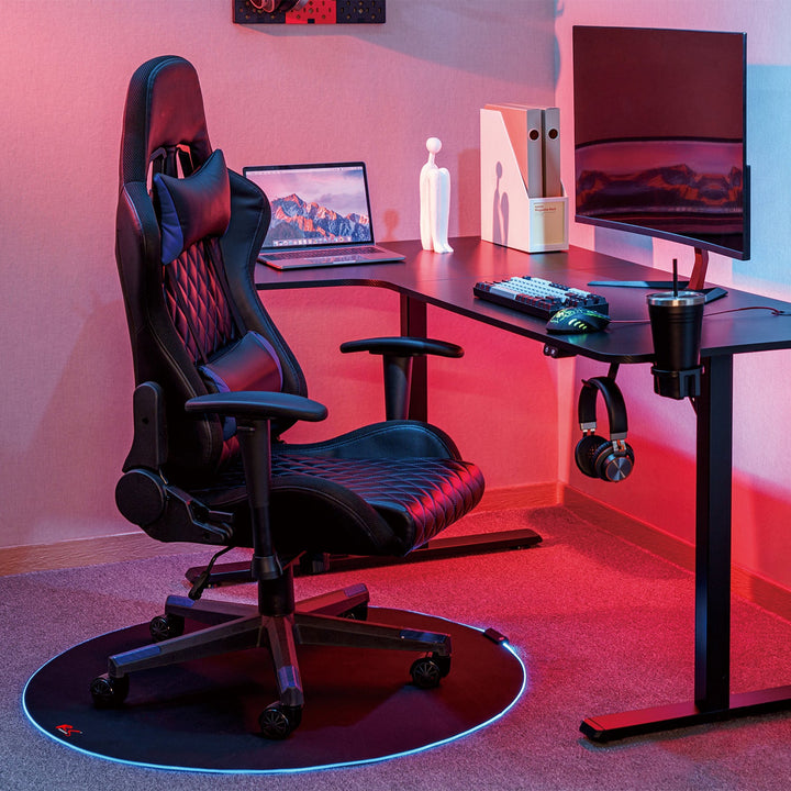 Podloga za stol za gaming stolice, RGB pozadinsko osvjetljenje, NanoRS, 100 cm, RS171