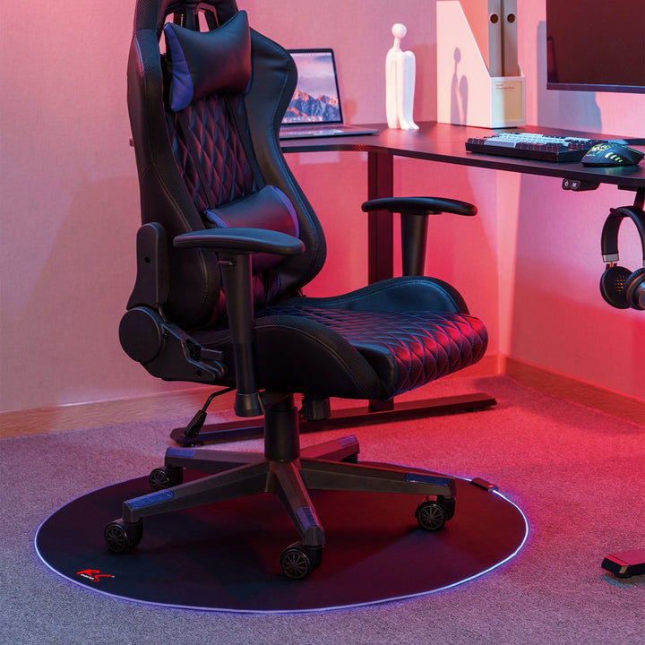 Podloga za stol za gaming stolice, RGB pozadinsko osvjetljenje, NanoRS, 100 cm, RS171