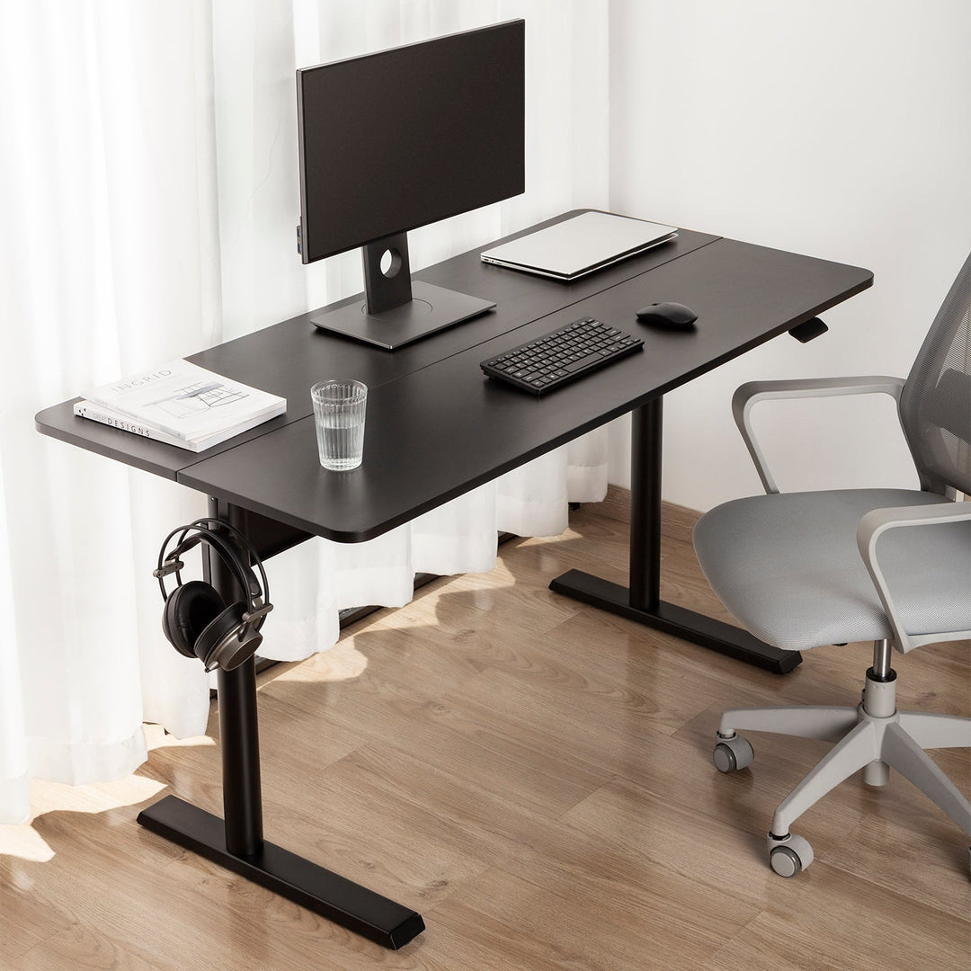 Uredski stol Ergo s radnom plohom 140x68 cm, plinskim amortizerom, visinskom regulacijom, za rad u stojećem ili sjedećem položaju, maksimalna visina 115 cm, ER-453