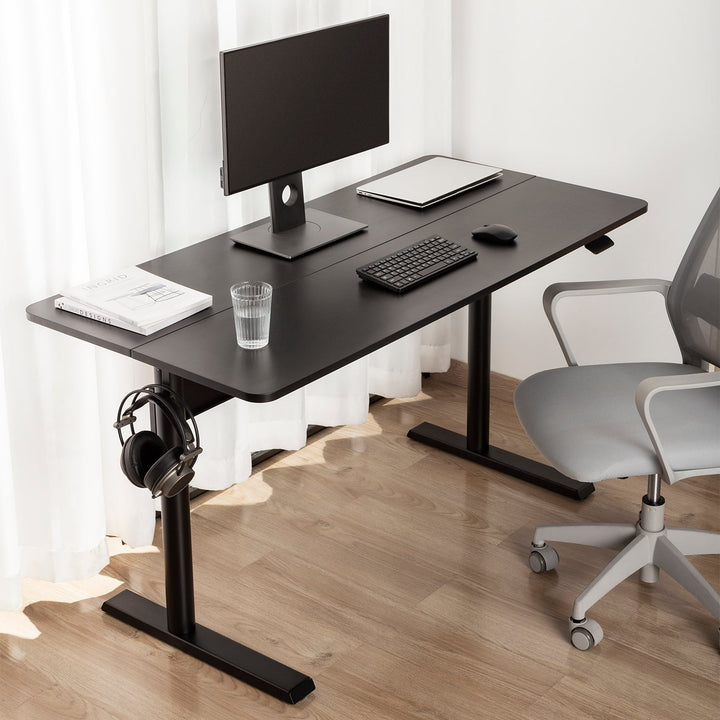 Uredski stol Ergo s radnom plohom 140x68 cm, plinskim amortizerom, visinskom regulacijom, za rad u stojećem ili sjedećem položaju, maksimalna visina 115 cm, ER-453