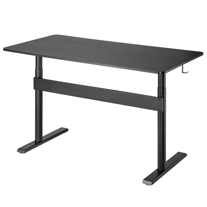 Uredski stol Ergo s radnom plohom 140x68 cm, plinskim amortizerom, visinskom regulacijom, za rad u stojećem ili sjedećem položaju, maksimalna visina 115 cm, ER-453